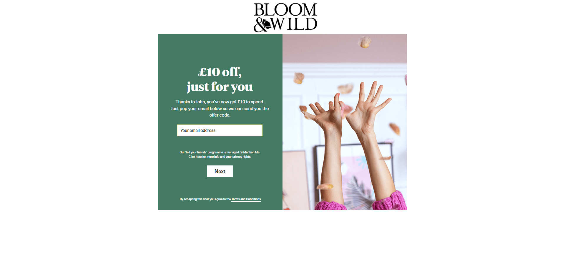 bloomandwild-referral-page